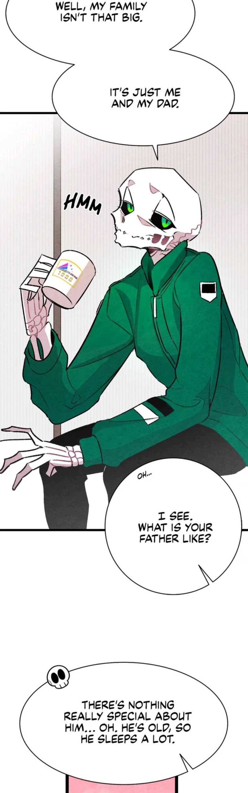 The Skeleton Becomes a Cat Dad chapter 23 page 12