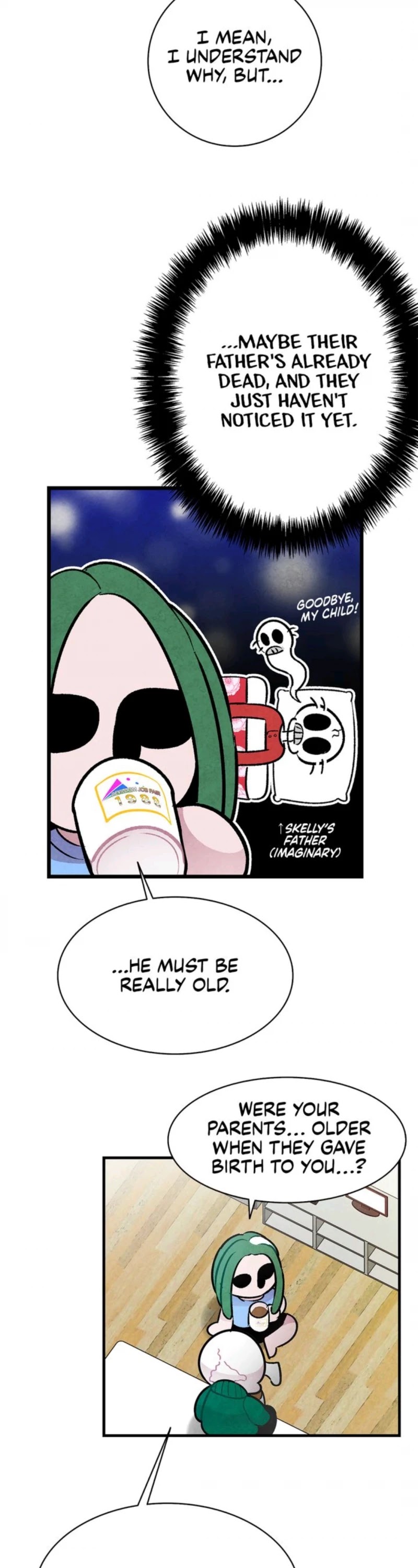 The Skeleton Becomes a Cat Dad chapter 23 page 14