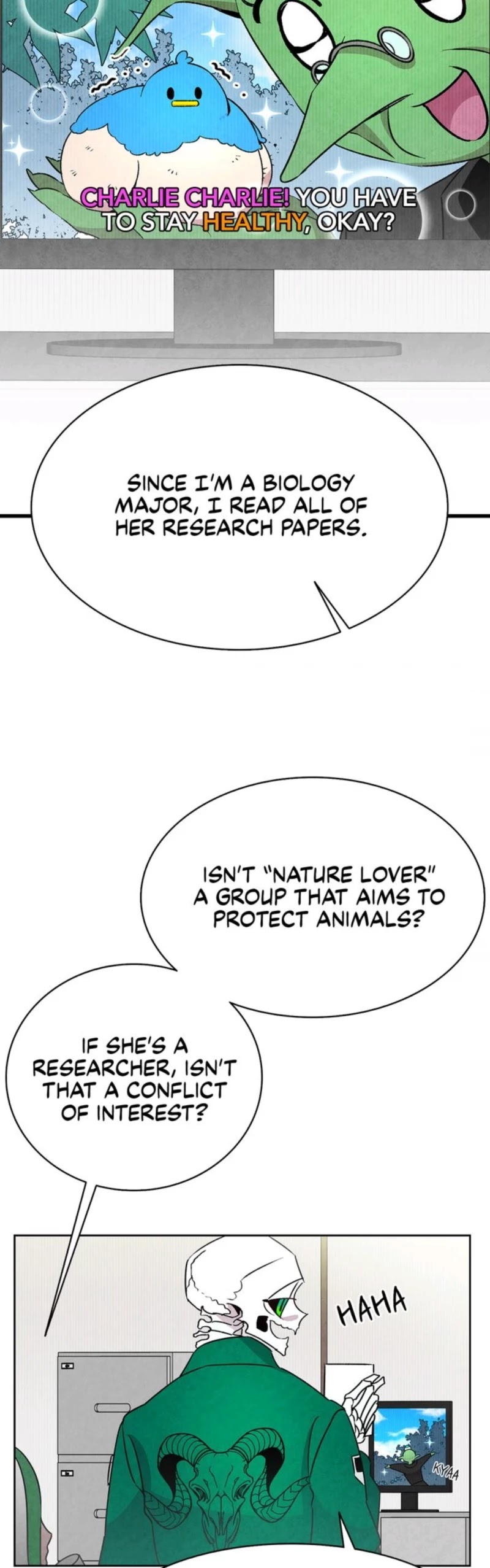 The Skeleton Becomes a Cat Dad chapter 23 page 20