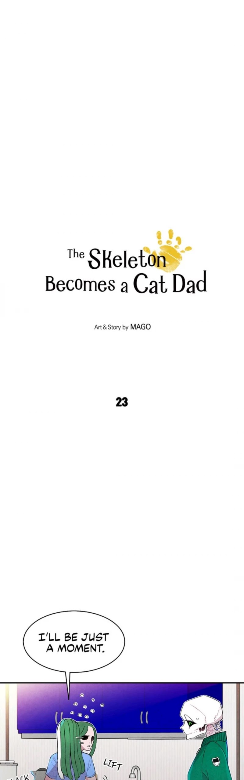 The Skeleton Becomes a Cat Dad chapter 23 page 3