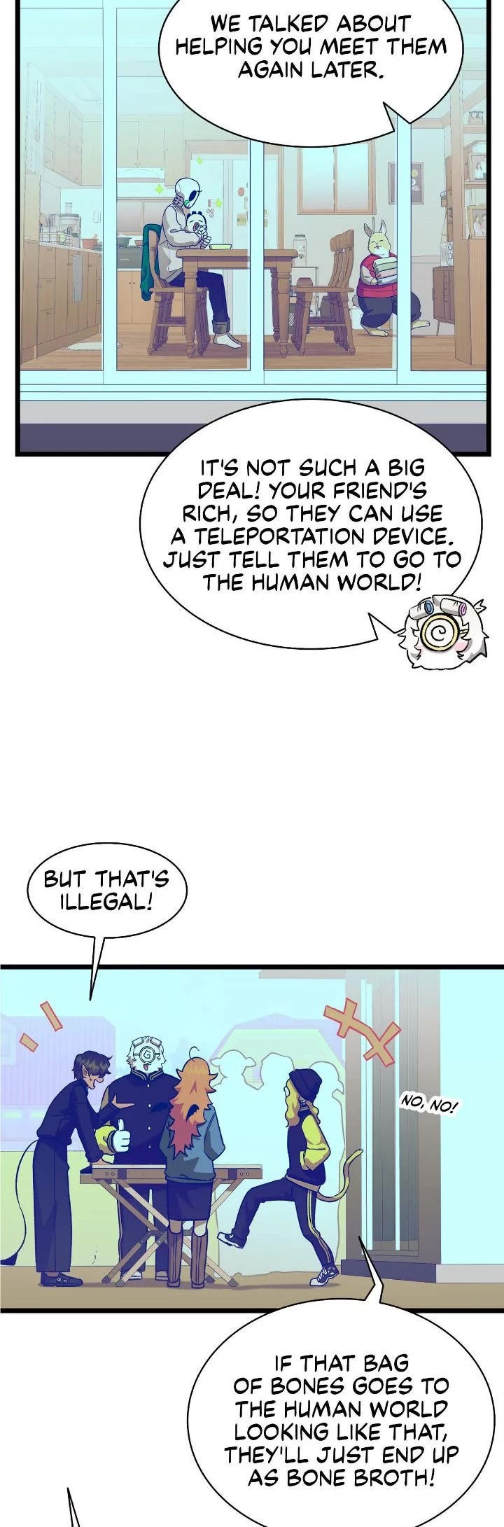 The Skeleton Becomes a Cat Dad chapter 237 page 4