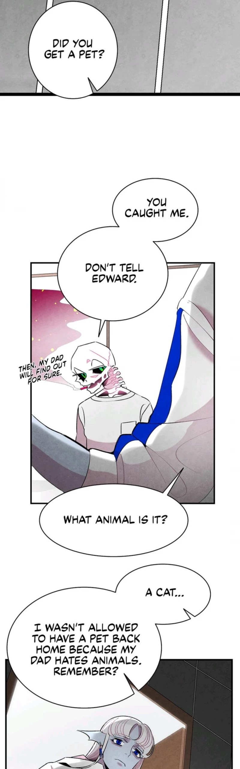 The Skeleton Becomes a Cat Dad chapter 24 page 12