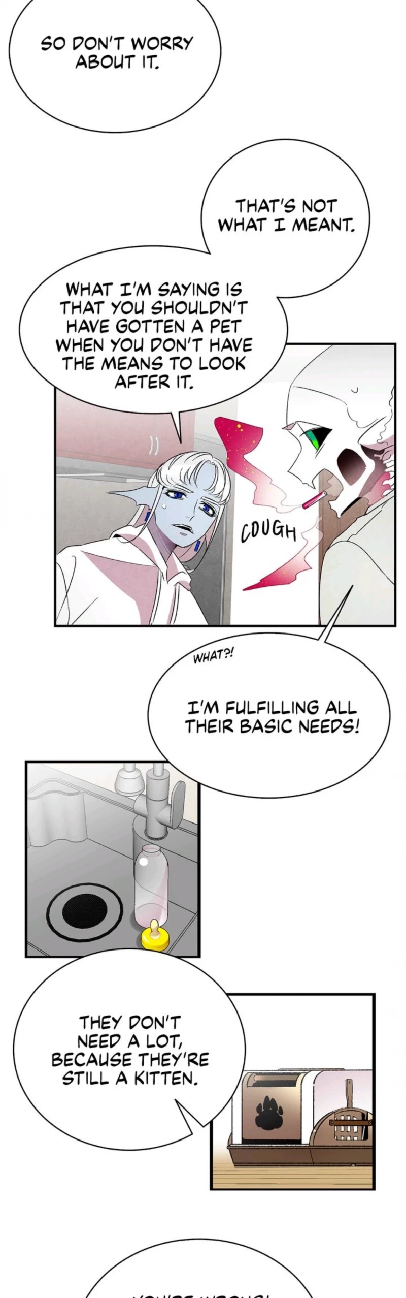 The Skeleton Becomes a Cat Dad chapter 24 page 19