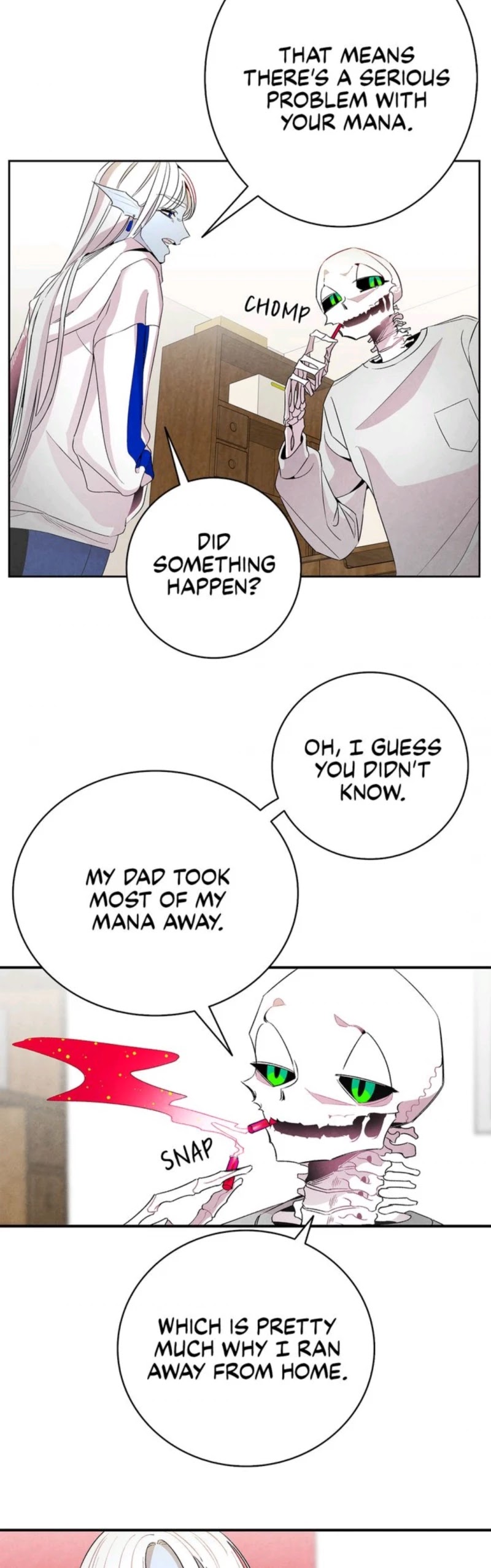 The Skeleton Becomes a Cat Dad chapter 24 page 8