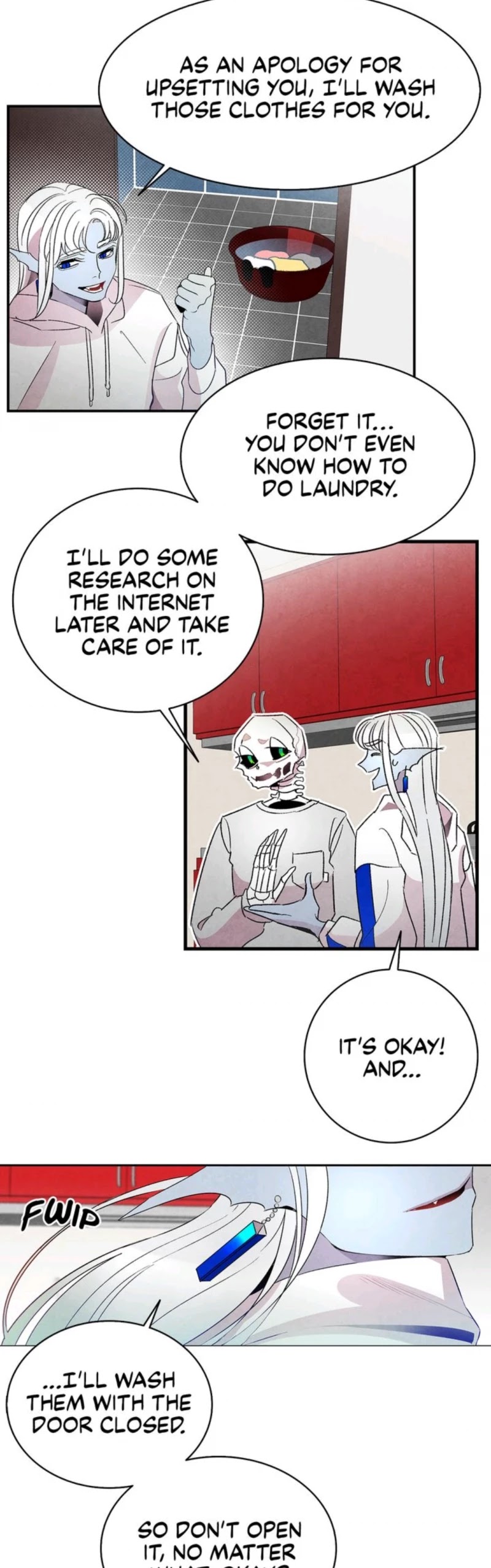 The Skeleton Becomes a Cat Dad chapter 25 page 12