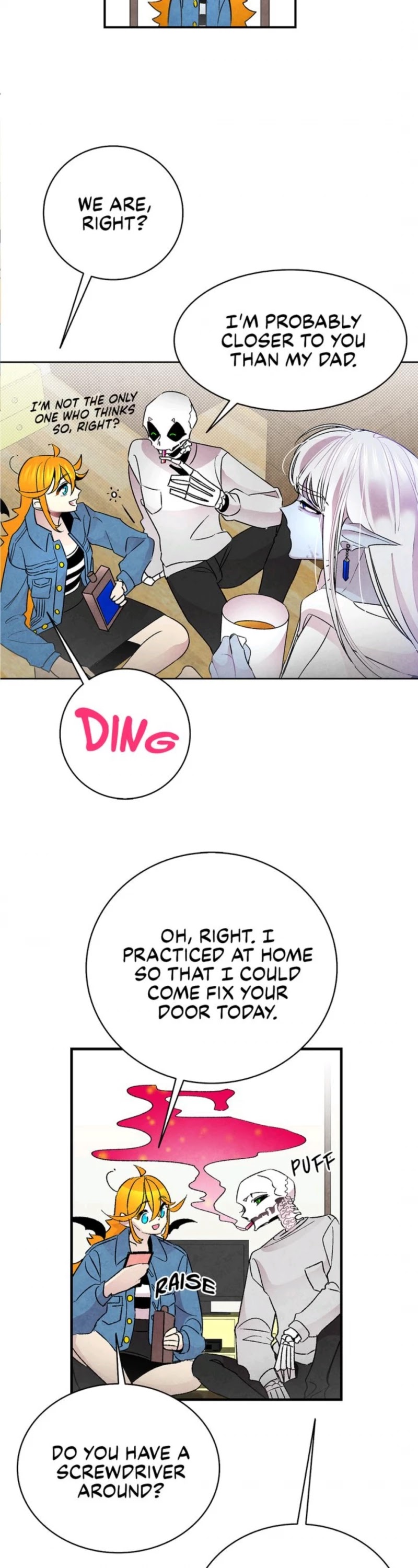 The Skeleton Becomes a Cat Dad chapter 27 page 6