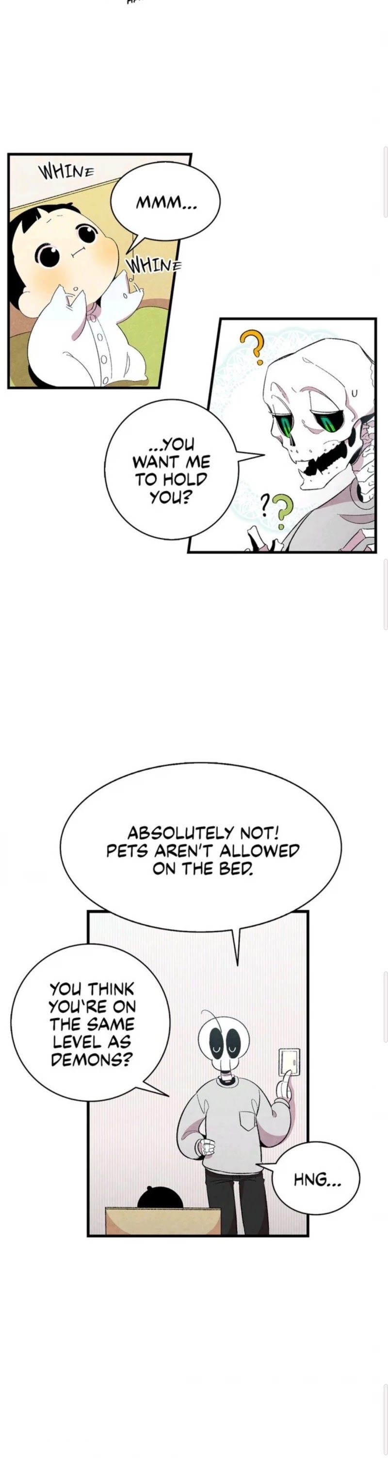 The Skeleton Becomes a Cat Dad chapter 3 page 14