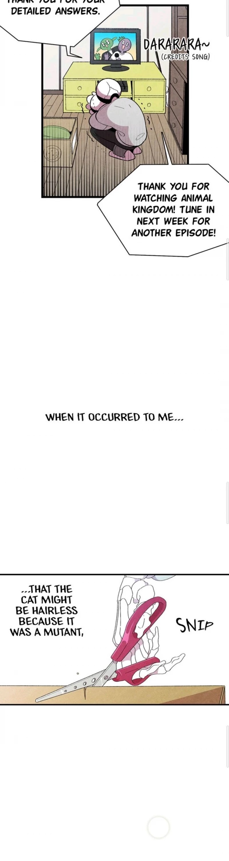 The Skeleton Becomes a Cat Dad chapter 3 page 9