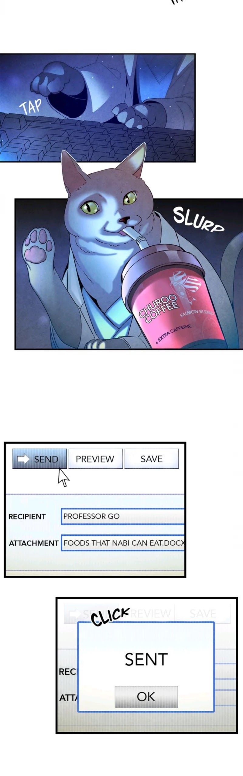 The Skeleton Becomes a Cat Dad chapter 31 page 4