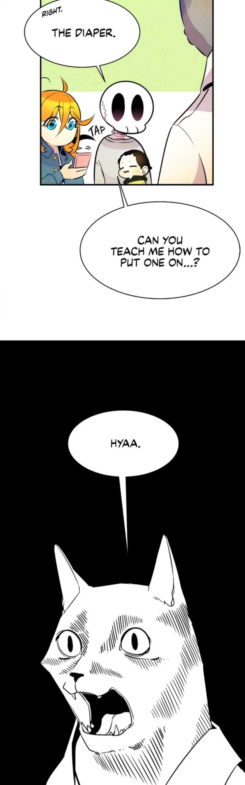 The Skeleton Becomes a Cat Dad chapter 32 page 7