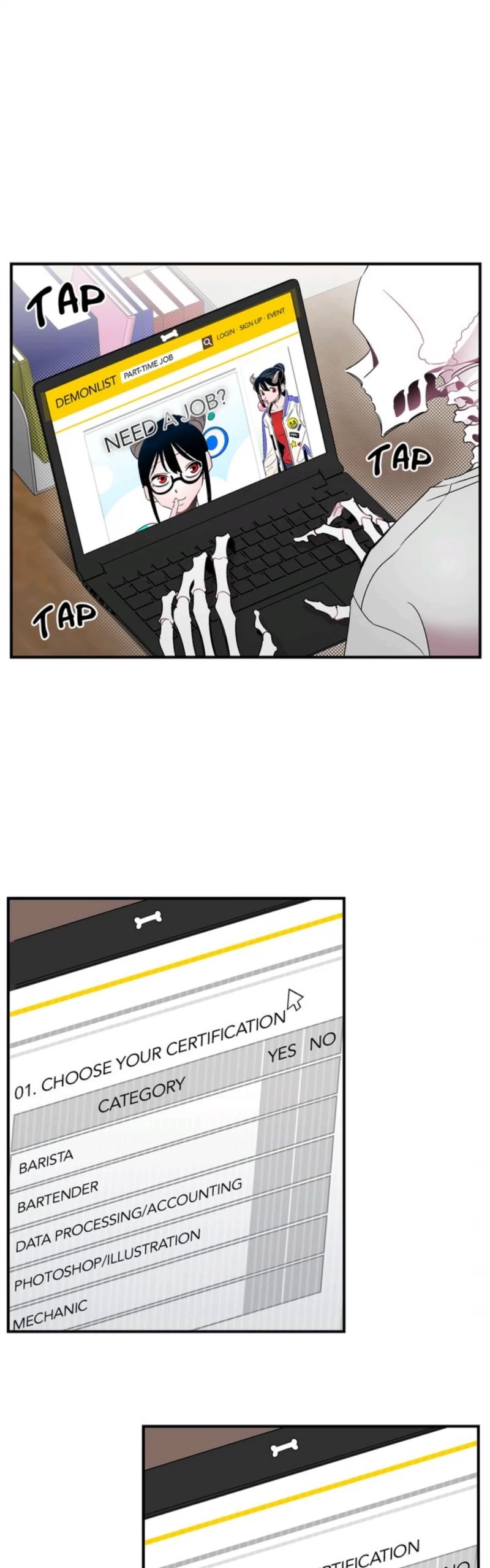 The Skeleton Becomes a Cat Dad chapter 33 page 11