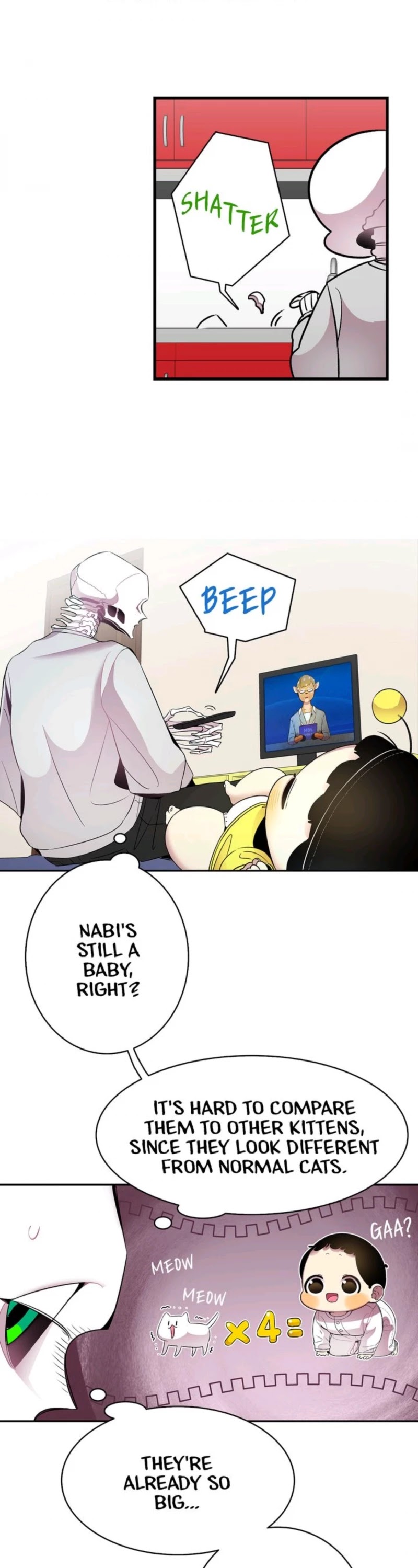 The Skeleton Becomes a Cat Dad chapter 33 page 9