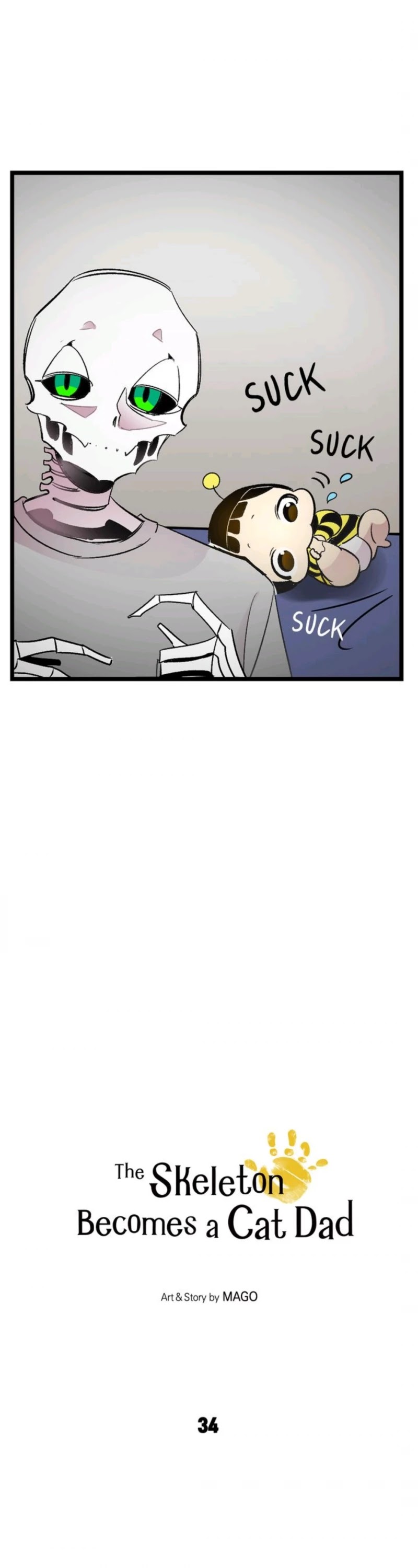 The Skeleton Becomes a Cat Dad chapter 34 page 2