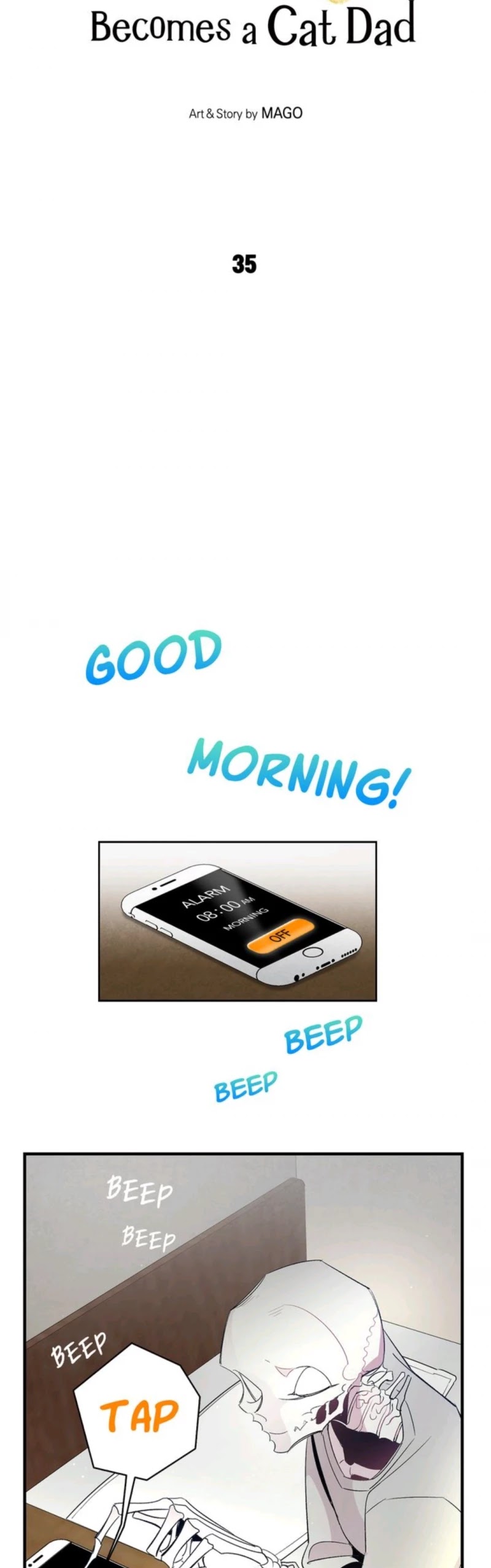 The Skeleton Becomes a Cat Dad chapter 35 page 3