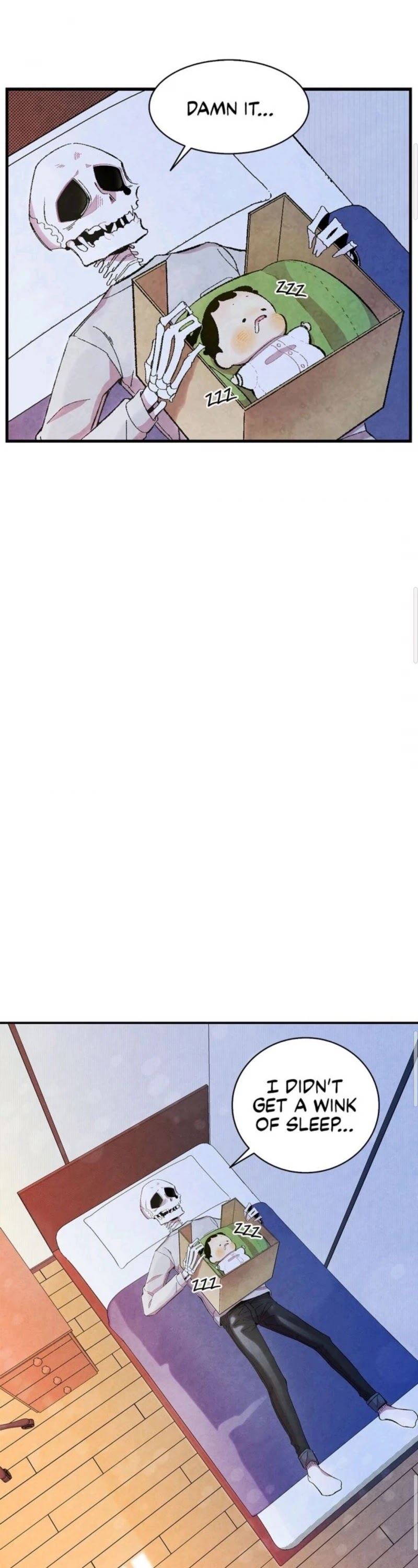 The Skeleton Becomes a Cat Dad chapter 4 page 1