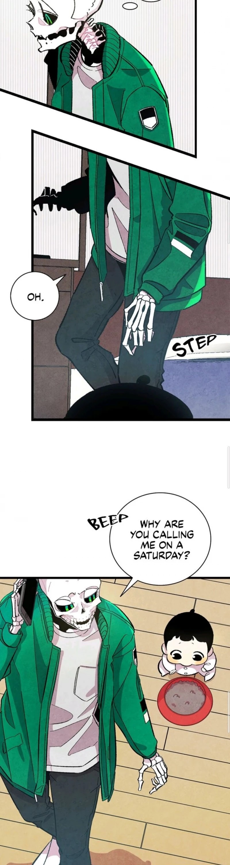 The Skeleton Becomes a Cat Dad chapter 4 page 14