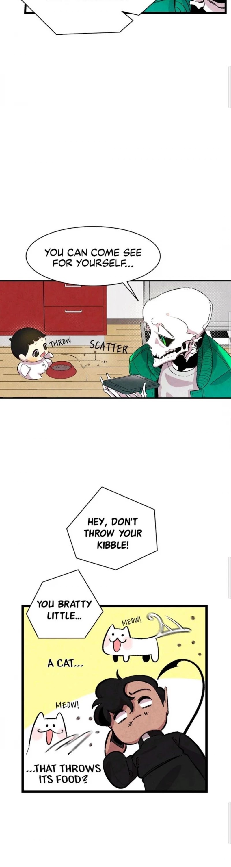 The Skeleton Becomes a Cat Dad chapter 4 page 17