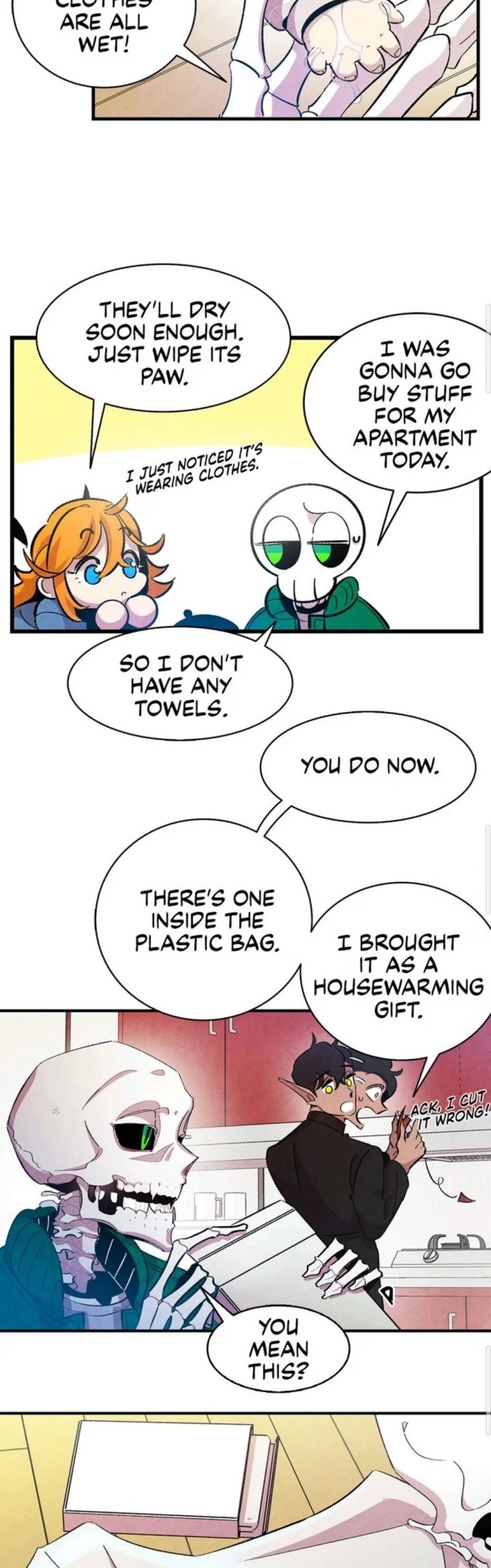 The Skeleton Becomes a Cat Dad chapter 4 page 31