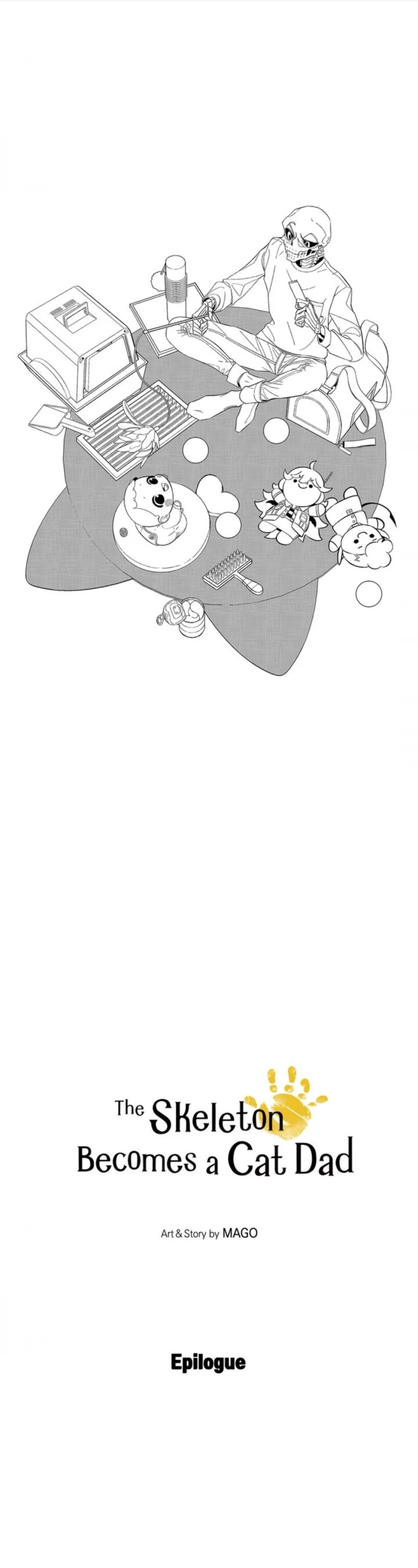 The Skeleton Becomes a Cat Dad chapter 40 page 1