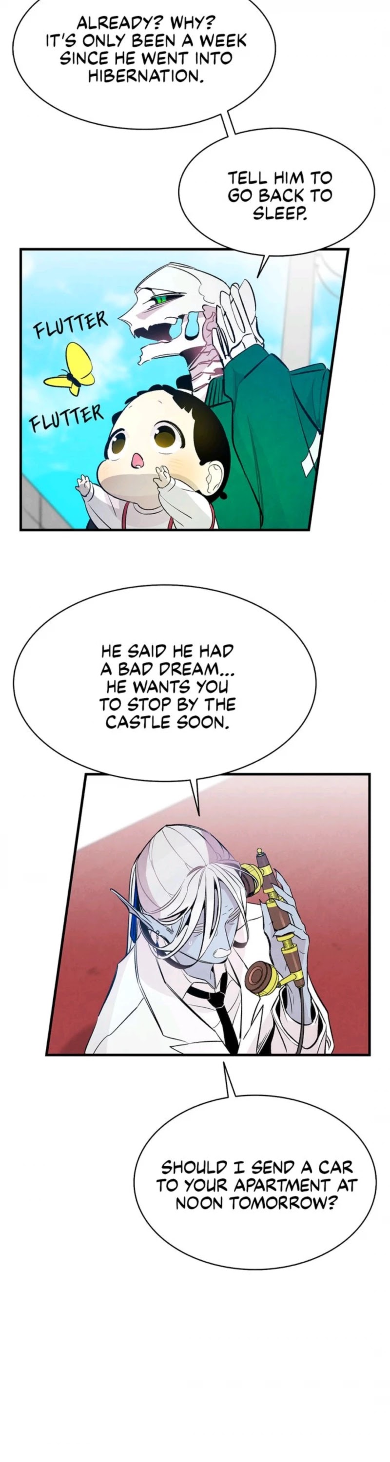 The Skeleton Becomes a Cat Dad chapter 46 page 10