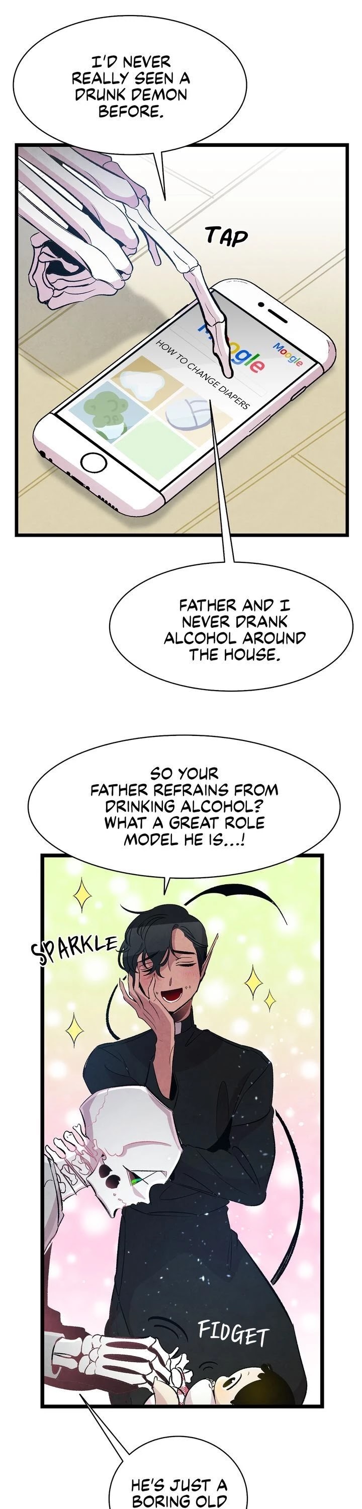 The Skeleton Becomes a Cat Dad chapter 48 page 17