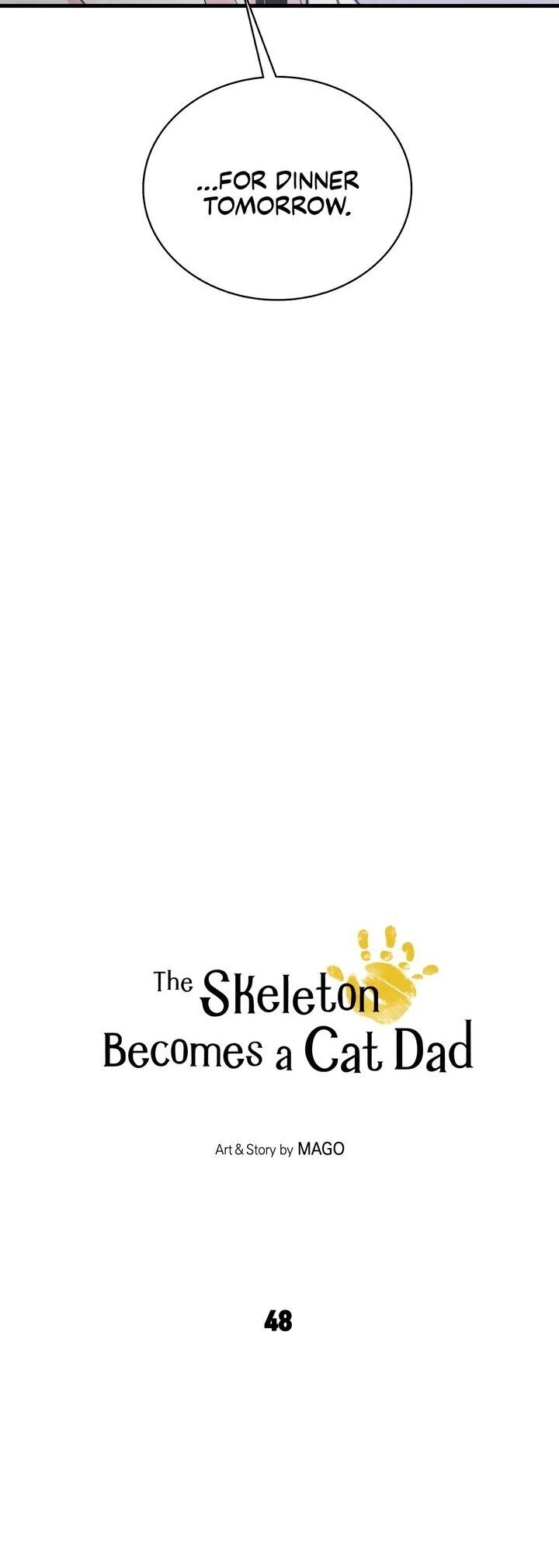The Skeleton Becomes a Cat Dad chapter 48 page 4