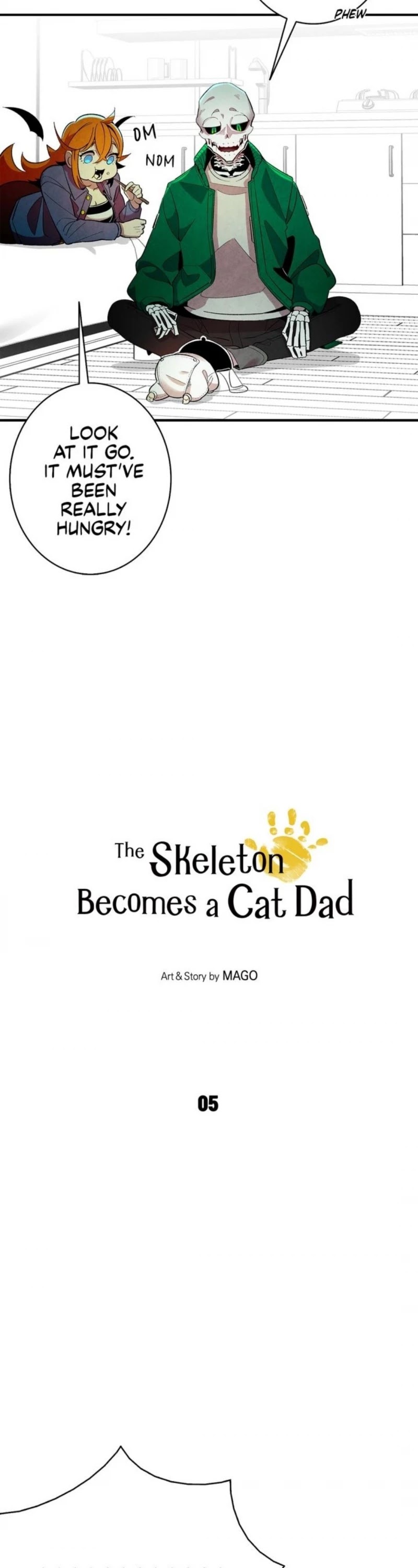 The Skeleton Becomes a Cat Dad chapter 5 page 2