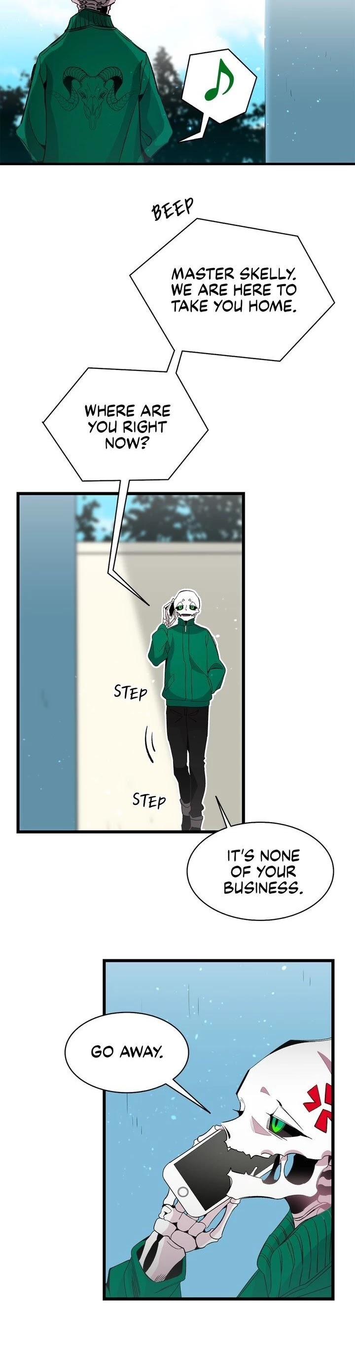 The Skeleton Becomes a Cat Dad chapter 51 page 8