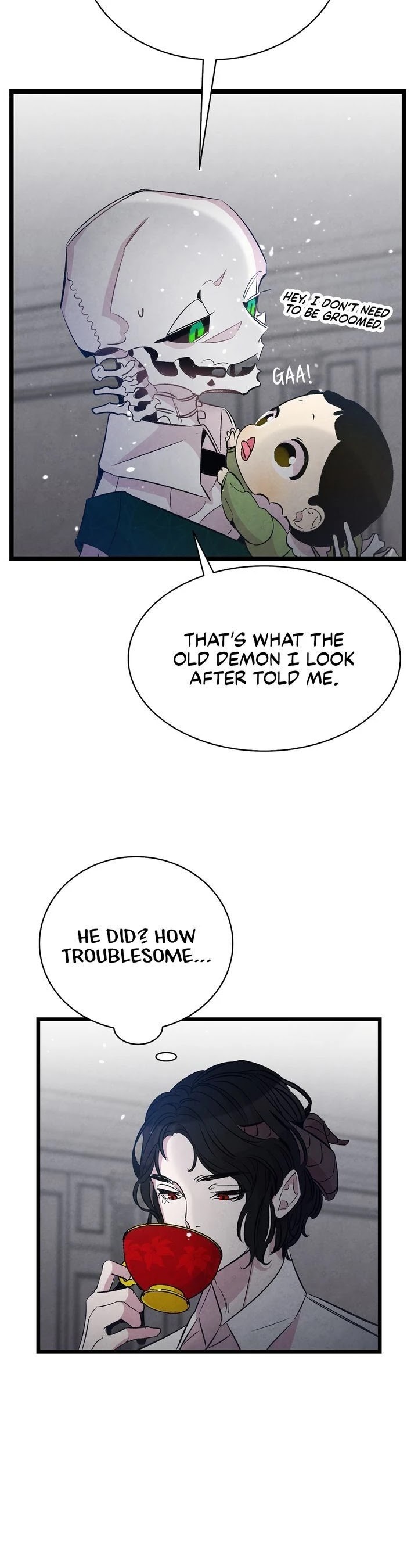 The Skeleton Becomes a Cat Dad chapter 54 page 32