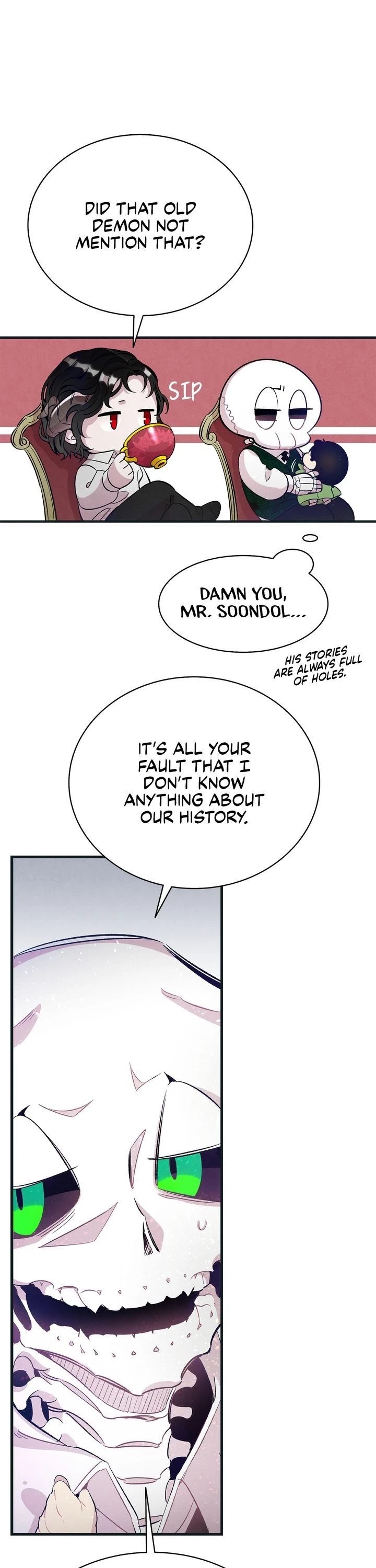 The Skeleton Becomes a Cat Dad chapter 54 page 34