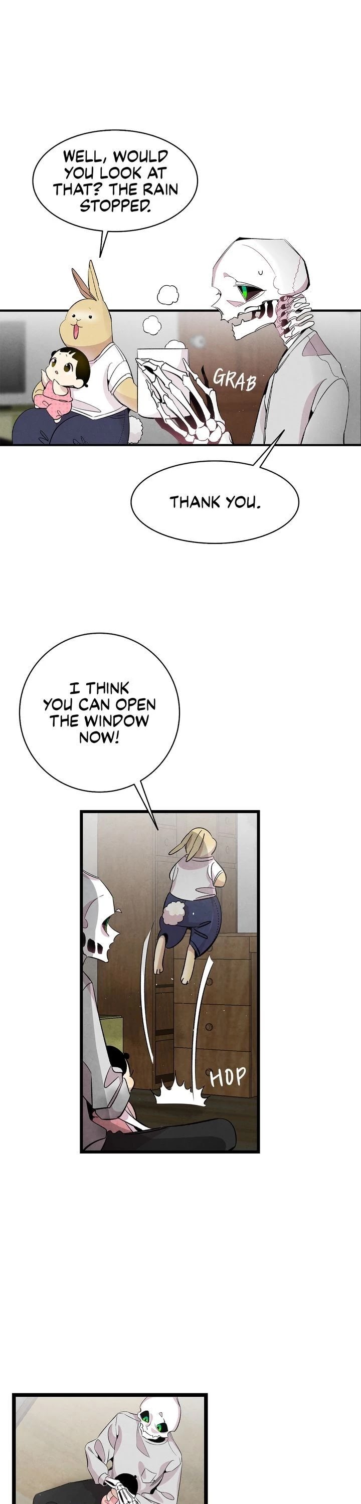 The Skeleton Becomes a Cat Dad chapter 57 page 35