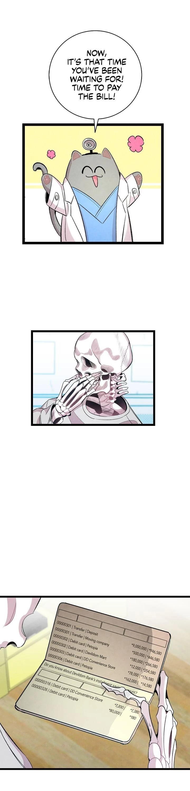 The Skeleton Becomes a Cat Dad chapter 60 page 1