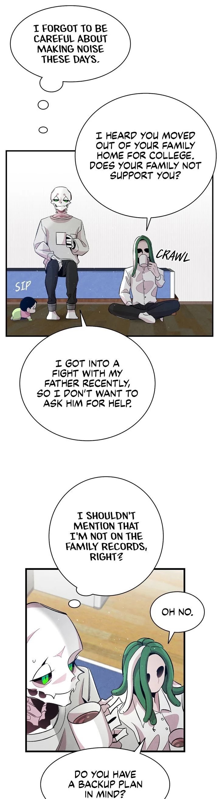 The Skeleton Becomes a Cat Dad chapter 62 page 23