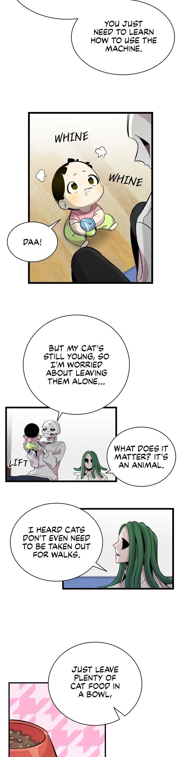 The Skeleton Becomes a Cat Dad chapter 62 page 28