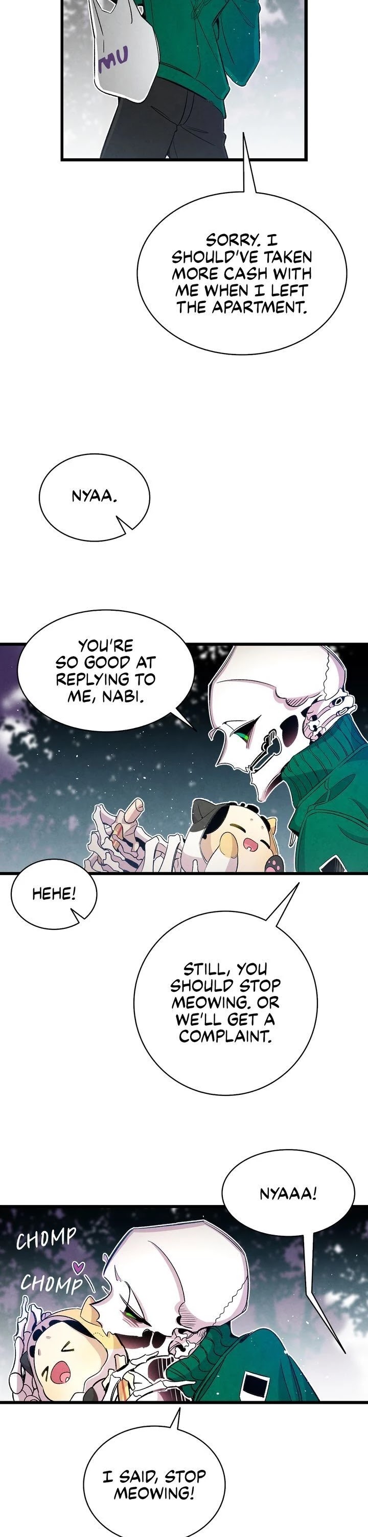 The Skeleton Becomes a Cat Dad chapter 65 page 21