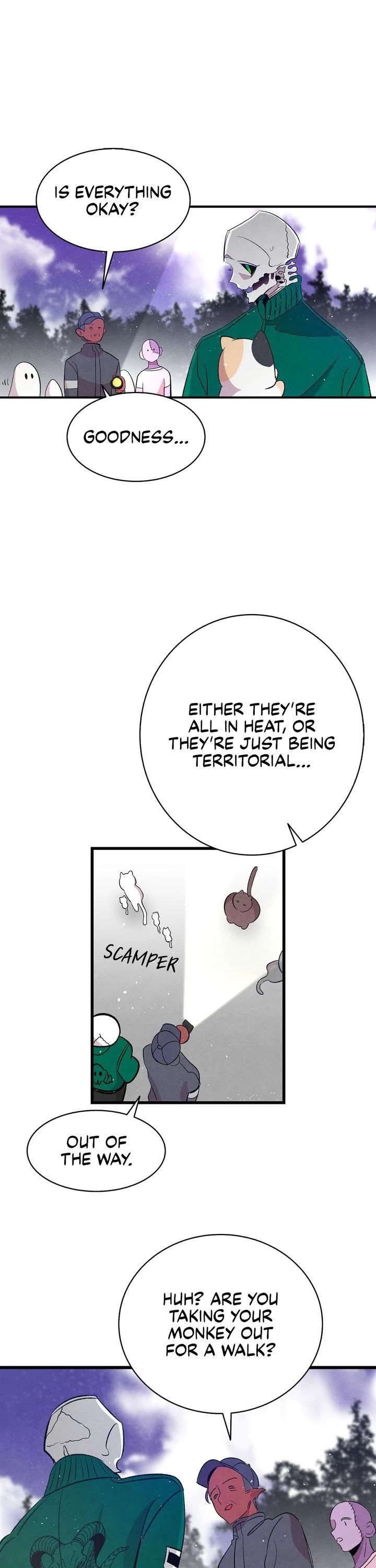 The Skeleton Becomes a Cat Dad chapter 65 page 28