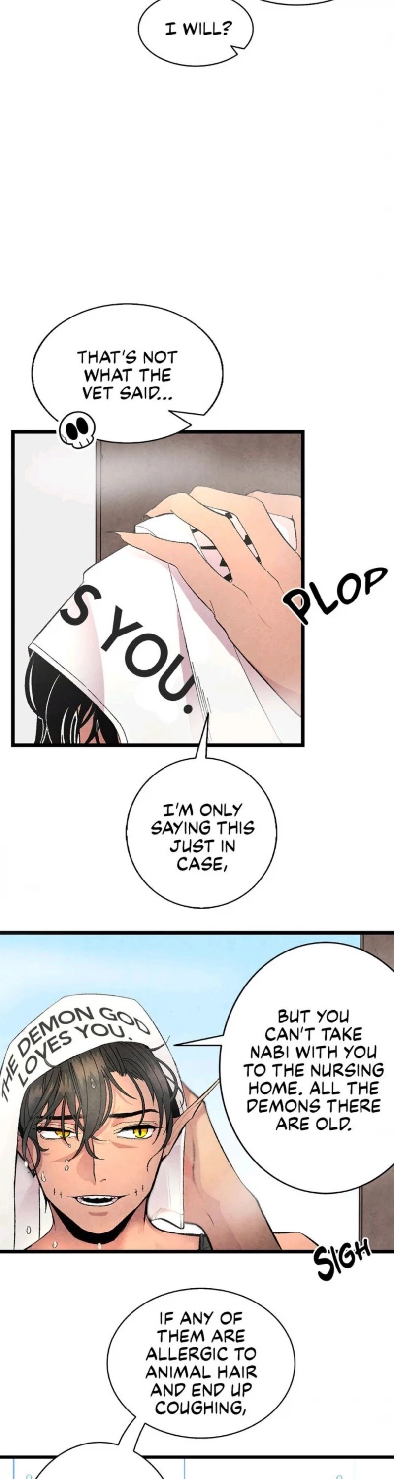 The Skeleton Becomes a Cat Dad chapter 7 page 14