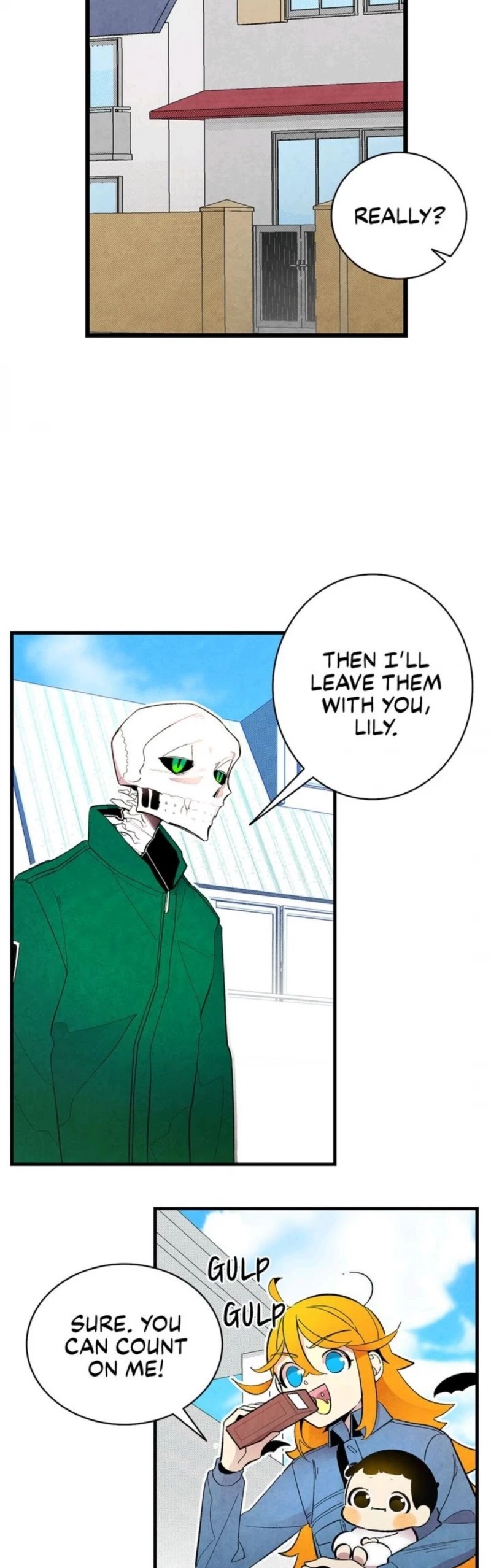 The Skeleton Becomes a Cat Dad chapter 7 page 16