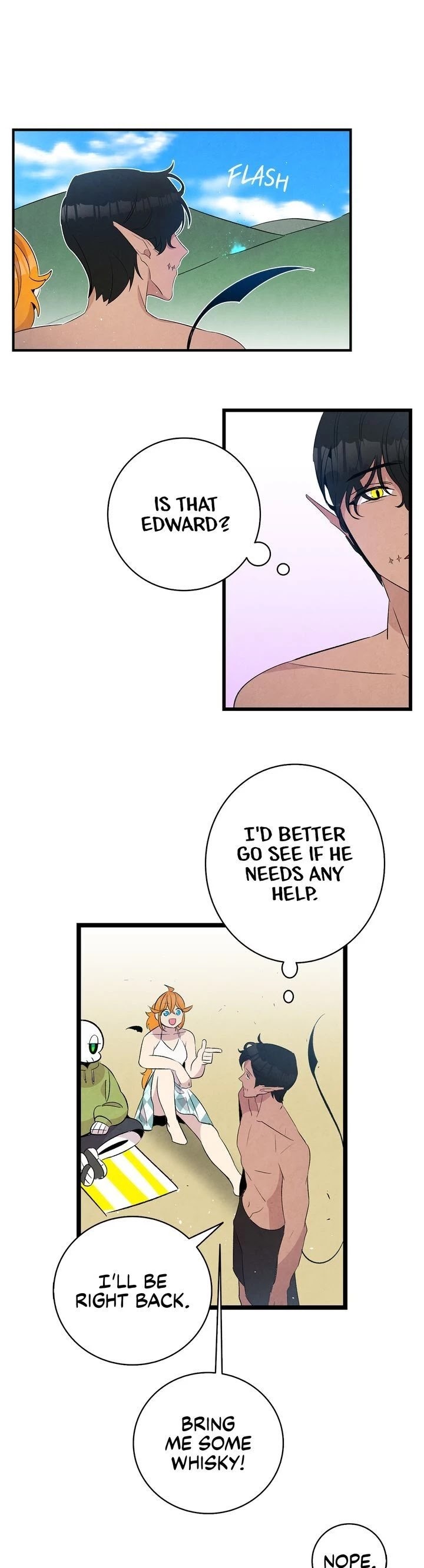 The Skeleton Becomes a Cat Dad chapter 70 page 28