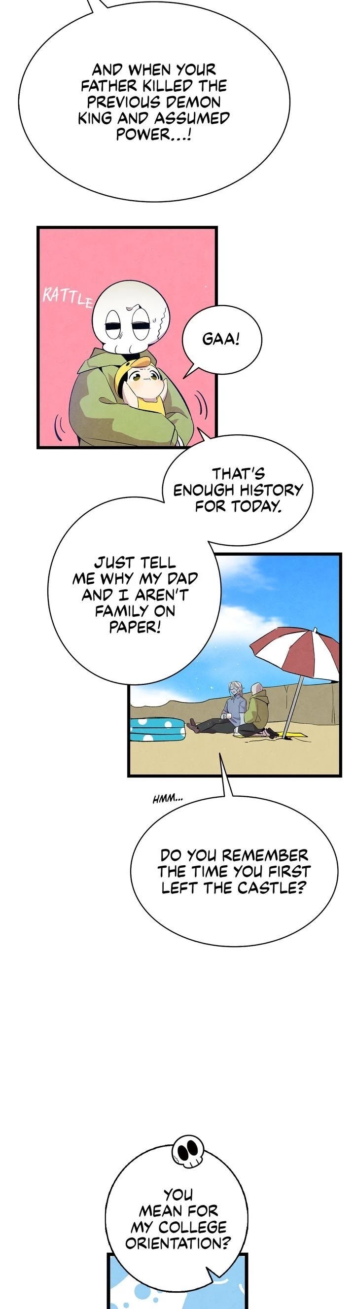 The Skeleton Becomes a Cat Dad chapter 73 page 18