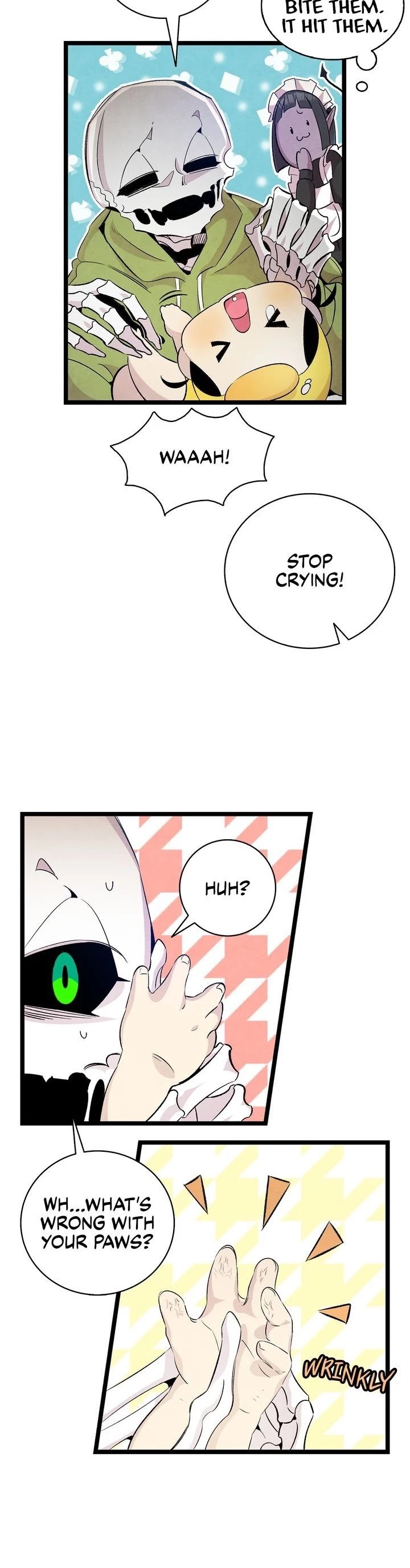 The Skeleton Becomes a Cat Dad chapter 74 page 12