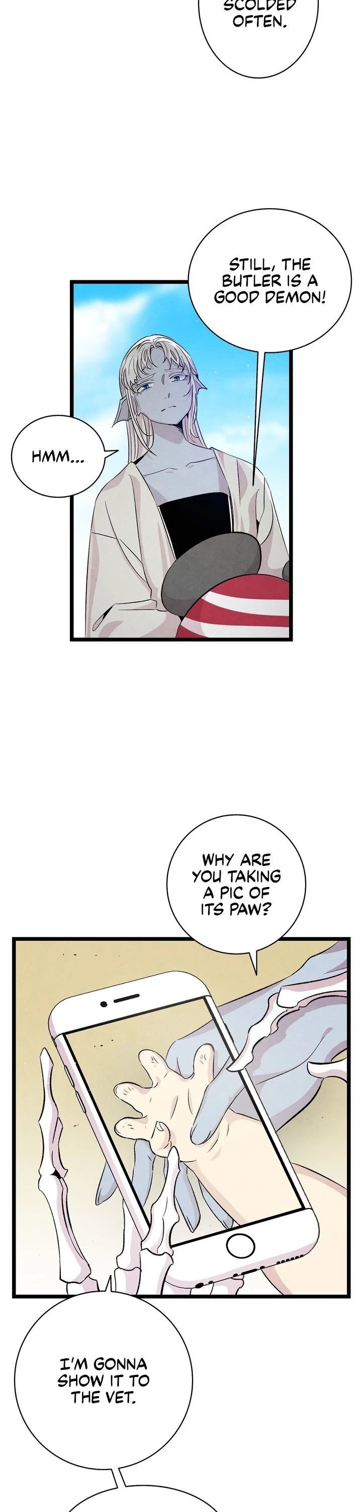 The Skeleton Becomes a Cat Dad chapter 74 page 14