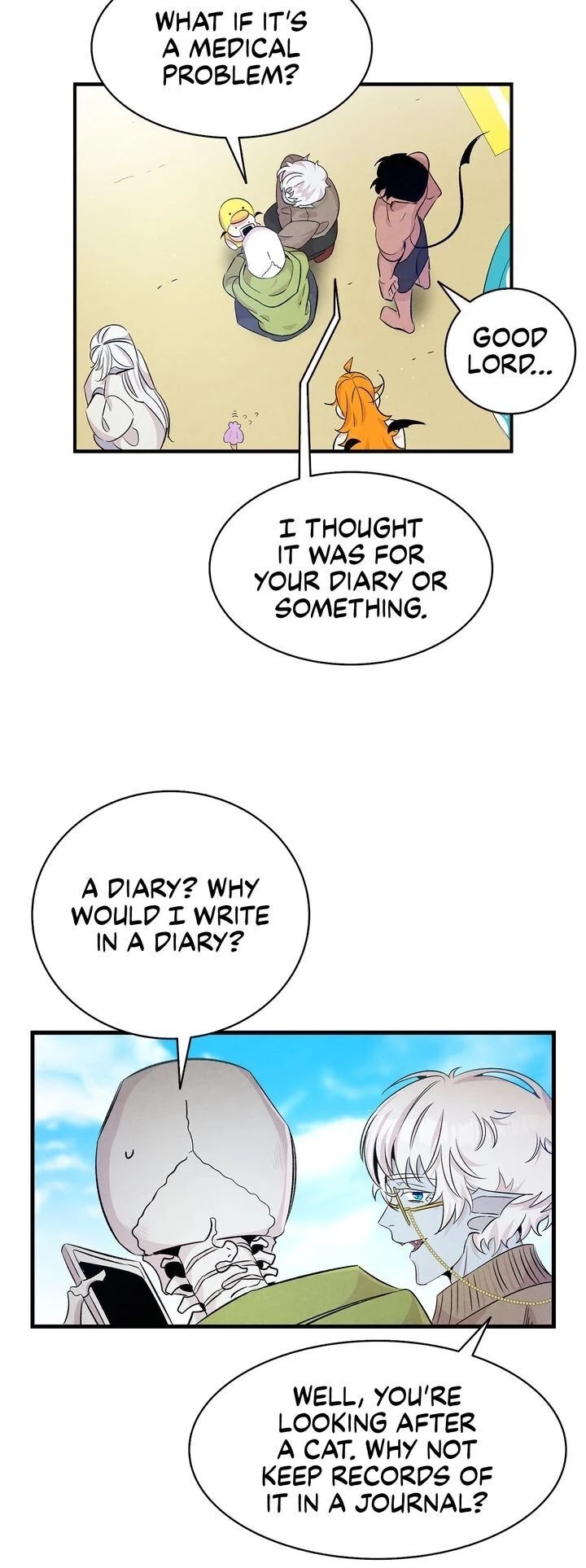 The Skeleton Becomes a Cat Dad chapter 74 page 15