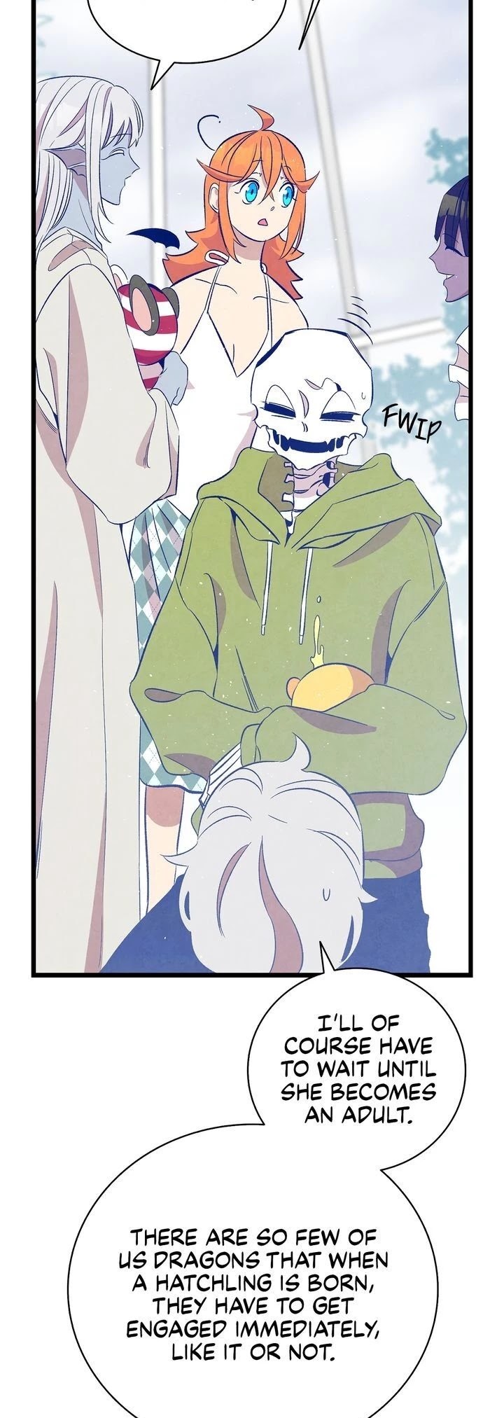 The Skeleton Becomes a Cat Dad chapter 75 page 23