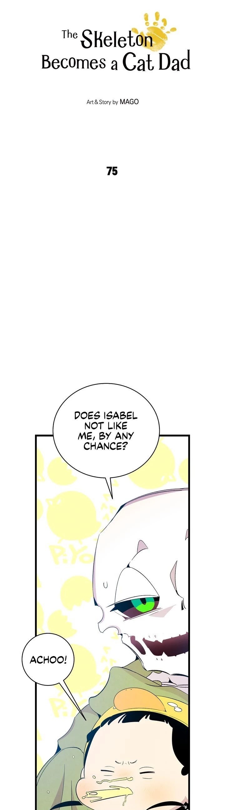 The Skeleton Becomes a Cat Dad chapter 75 page 3
