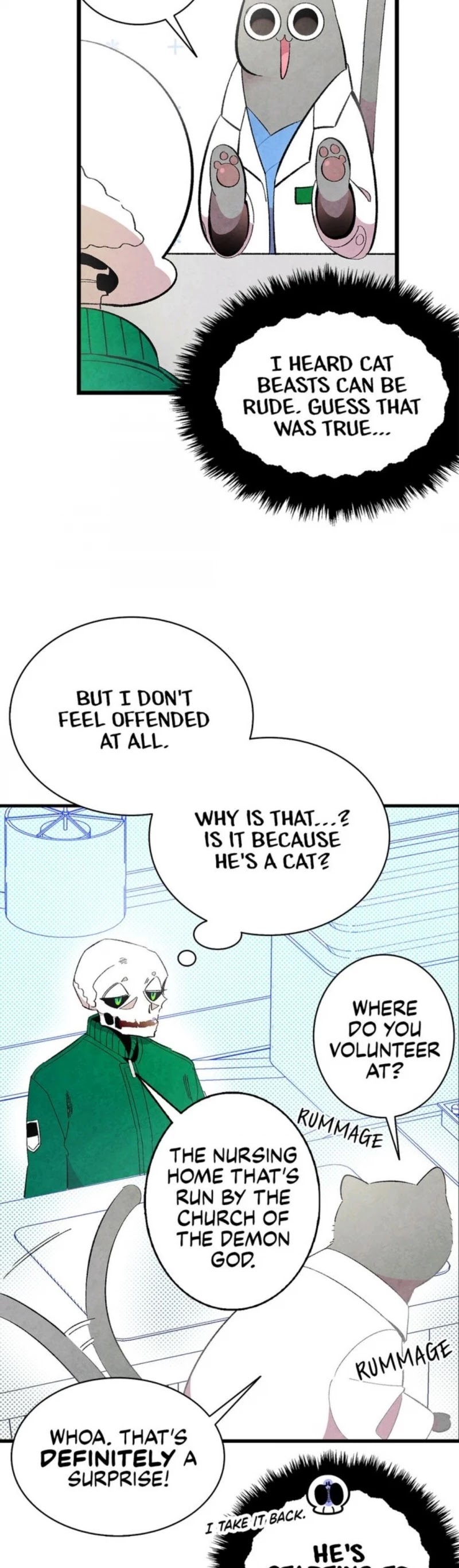 The Skeleton Becomes a Cat Dad chapter 8 page 23