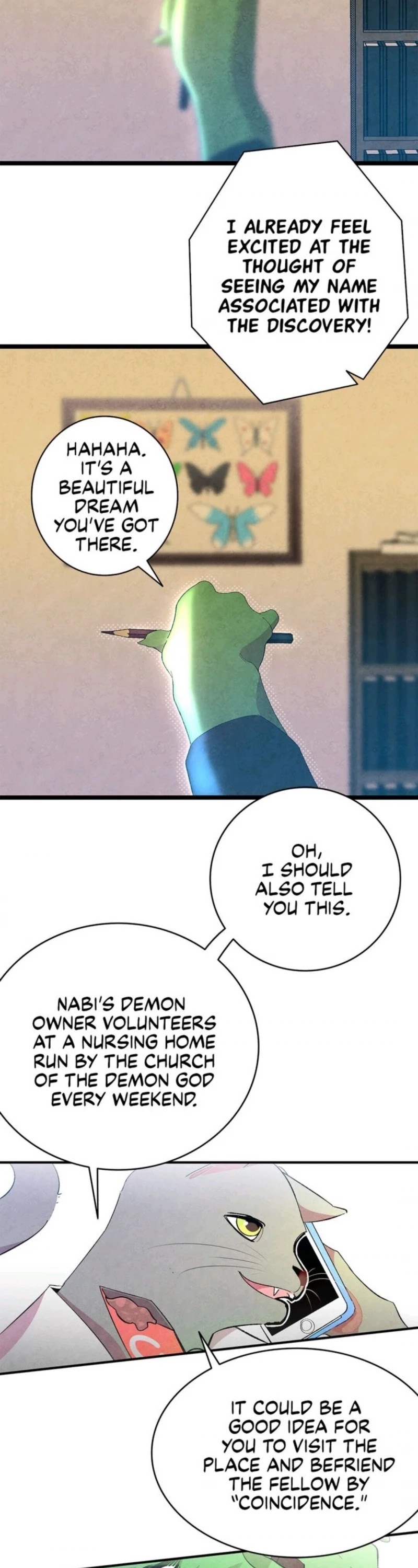 The Skeleton Becomes a Cat Dad chapter 8 page 30