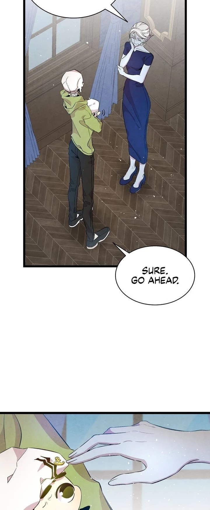 The Skeleton Becomes a Cat Dad chapter 80 page 8