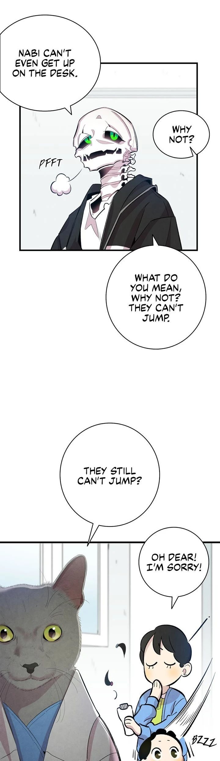 The Skeleton Becomes a Cat Dad chapter 84 page 23