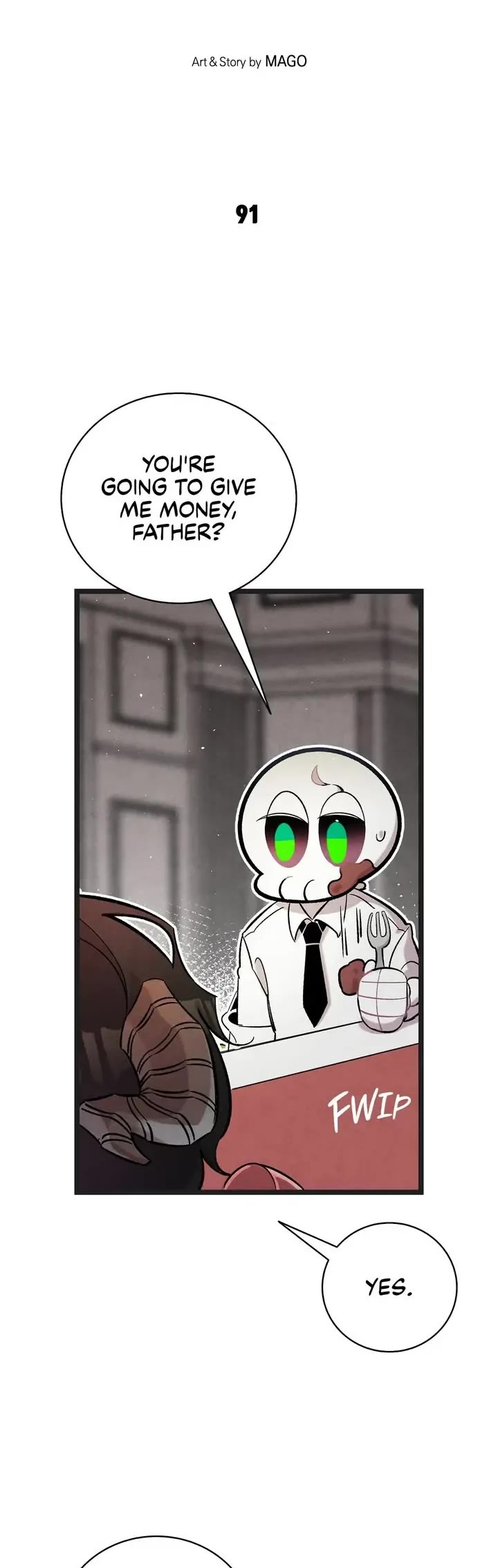 The Skeleton Becomes a Cat Dad chapter 91 page 3